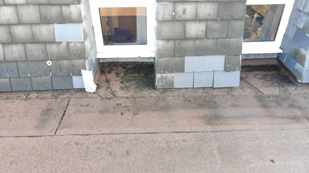 Window survey with a drone