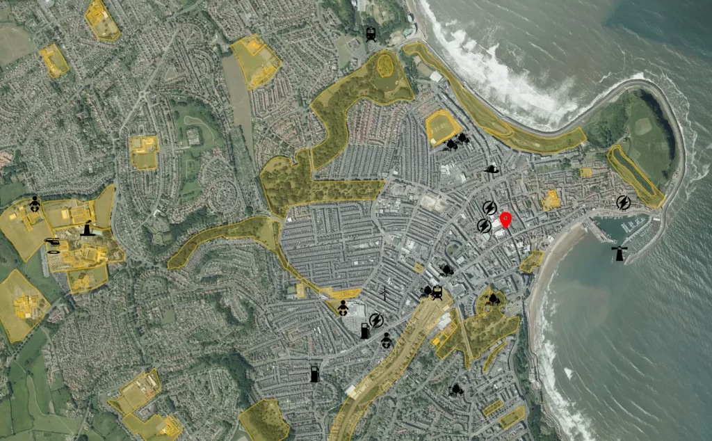 Scarborough Drone Safety Map Overview
