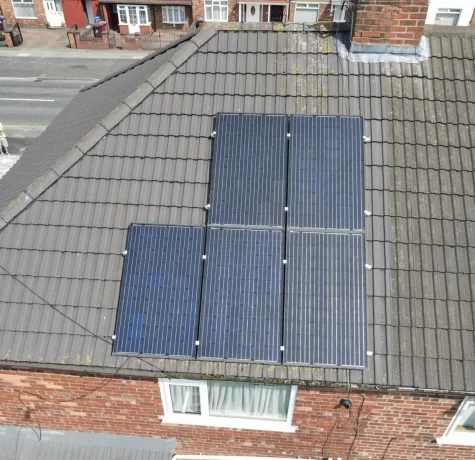 Domestic Solar Panel Inspection With A Drone