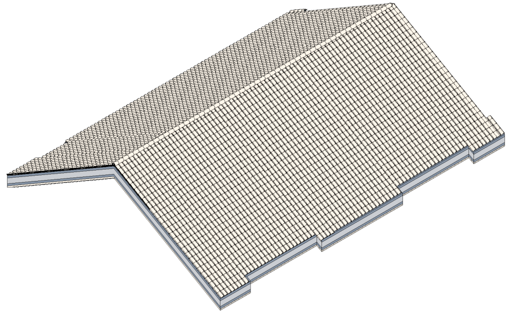 LOD 400 Roof Measured Survey visual representation