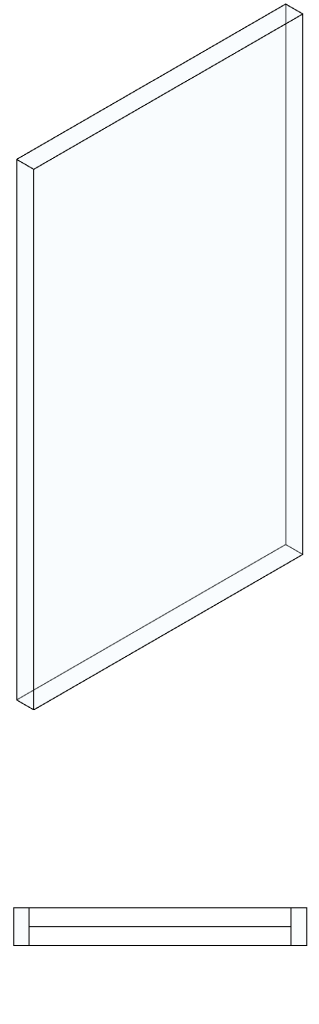 LOD 100 Windows Measured Survey visual representation