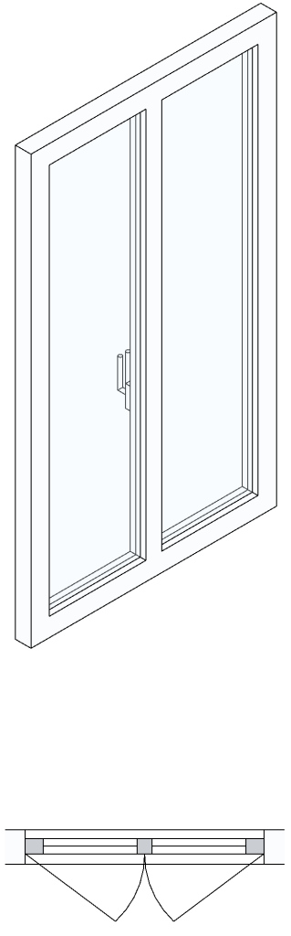 LOD 200 Windows Measured Survey visual representation