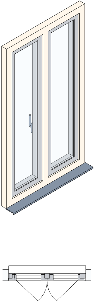 LOD 300 Windows Measured Survey visual representation