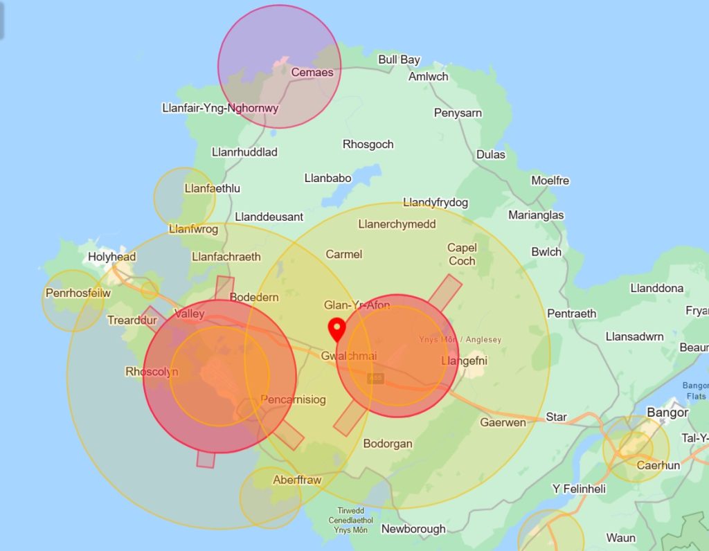 Anglesey Drone Airspace